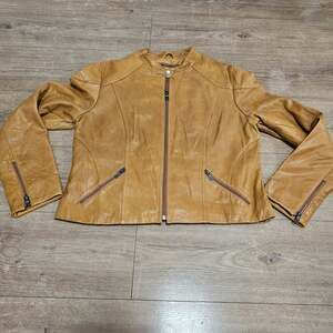 Knoles & Carter Envy 2XL Genuine Italian Lambskin Leather Moto Jacket